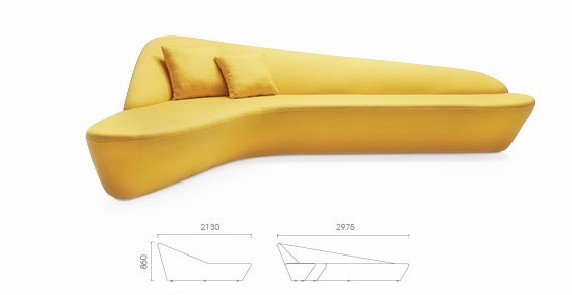 elegant office sofa S-02