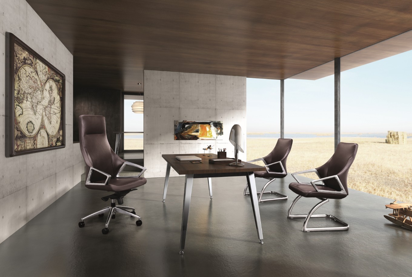 High Quality PU Leather Executive Office Depot Office Chair  2296A