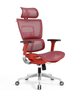 Ergonomic Swiveling High-back Red Chair LW180TA-3