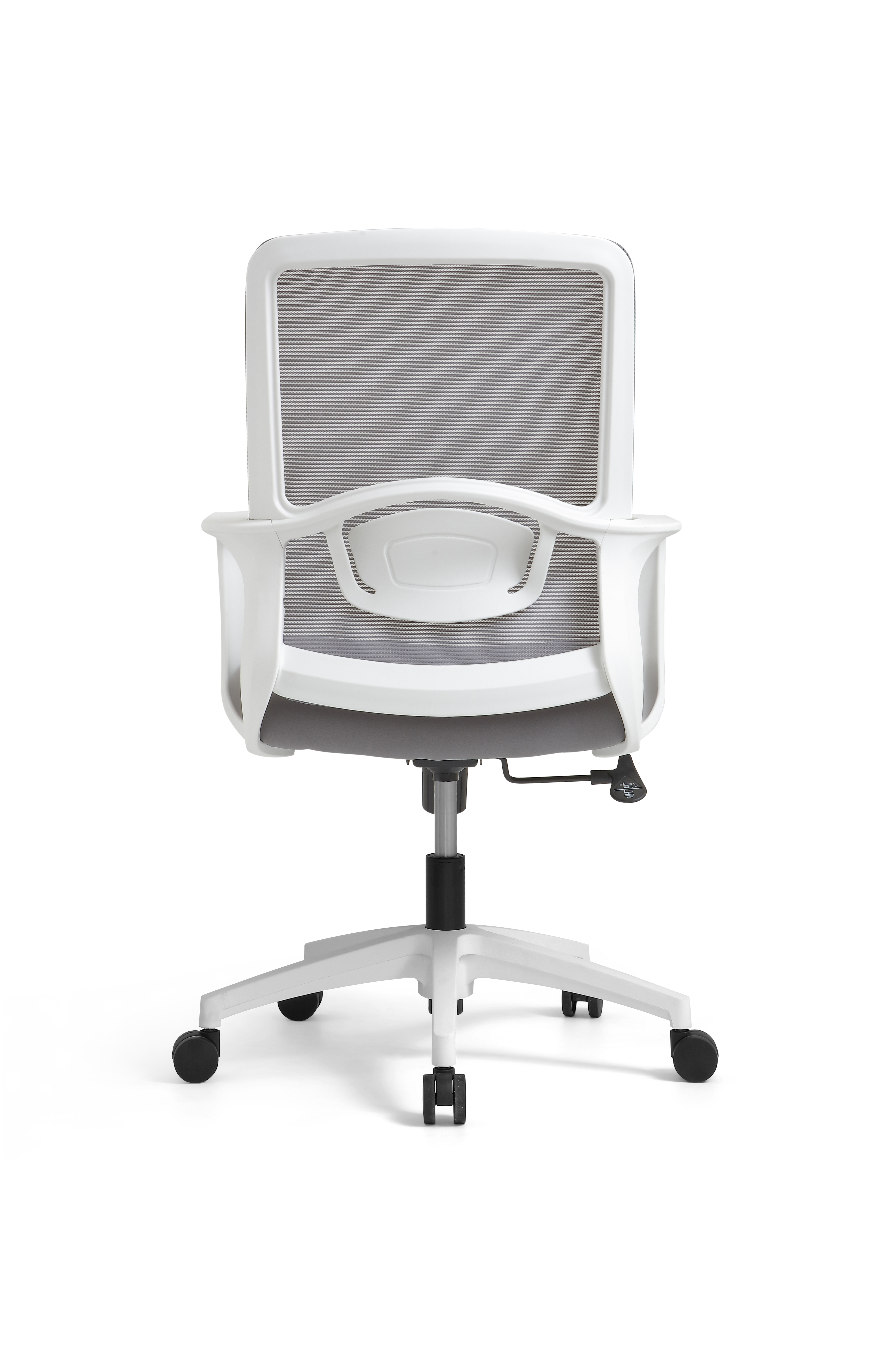 RUNZHI 2025 New Style 555C Grey Color Mid-back Swiveling Mesh Office Chair
