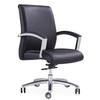 RUNZHI 2279C Black Leather Chair & PU 