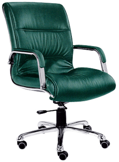RUNZHI 2264C Jade Green Leather Chair & PU 