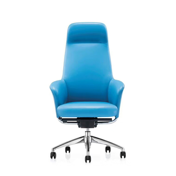 RUNZHI 2279A Leather Chair & PU Blue