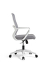 RUNZHI 2025 New Style 555C Grey Color Mid-back Swiveling Mesh Office Chair