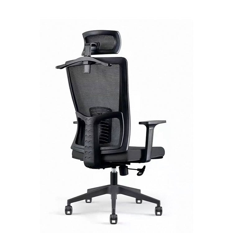 RUNZHI 2025 New Style 763A Black Color Mid-back Swiveling Mesh Office Chair