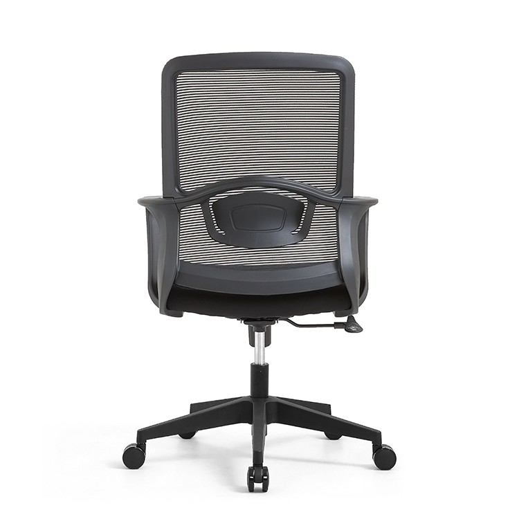 RUNZHI 2025 New Style 555C Black Color Mid-back Swiveling Mesh Office Chair