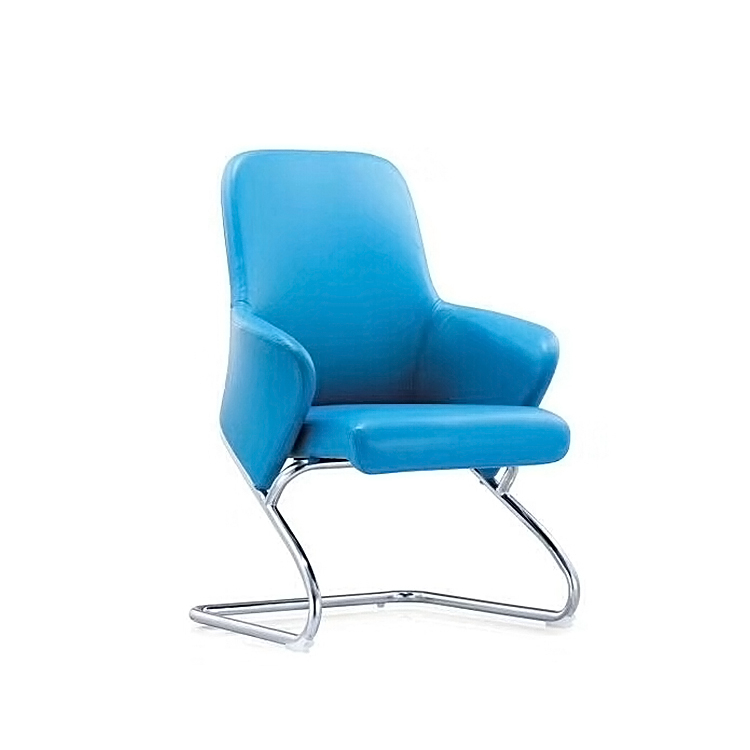 RUNZHI 2297D Leather Chair & PU Blue