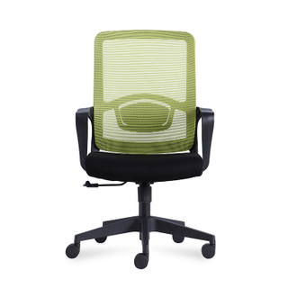 RUNZHI 2025 New Style 555C Green-p Color Mid-back Swiveling Mesh Office Chair