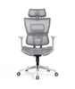 Ergonomic Swiveling High-back Grey Chair LW180TA-2