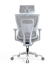 Ergonomic Swiveling High-back Grey Chair W180TA-1