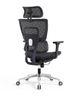Ergonomic Swiveling High-back Black Chair W180TA-1