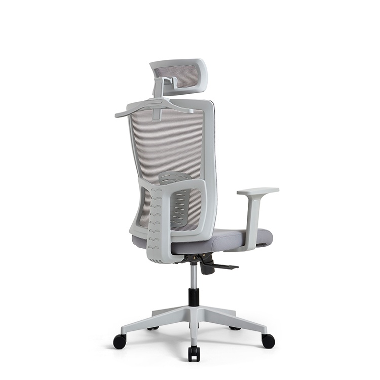 RUNZHI 2025 New Style 763A Grey Color Mid-back Swiveling Mesh Office Chair