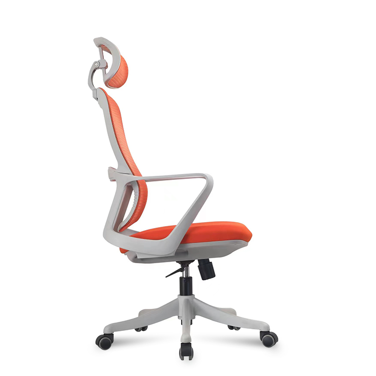 RUNZHI 2025 New Style Orange 138A High-back Swiveling Mesh Office Chair