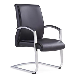 RUNZHI 2279C Black Leather Chair & PU 