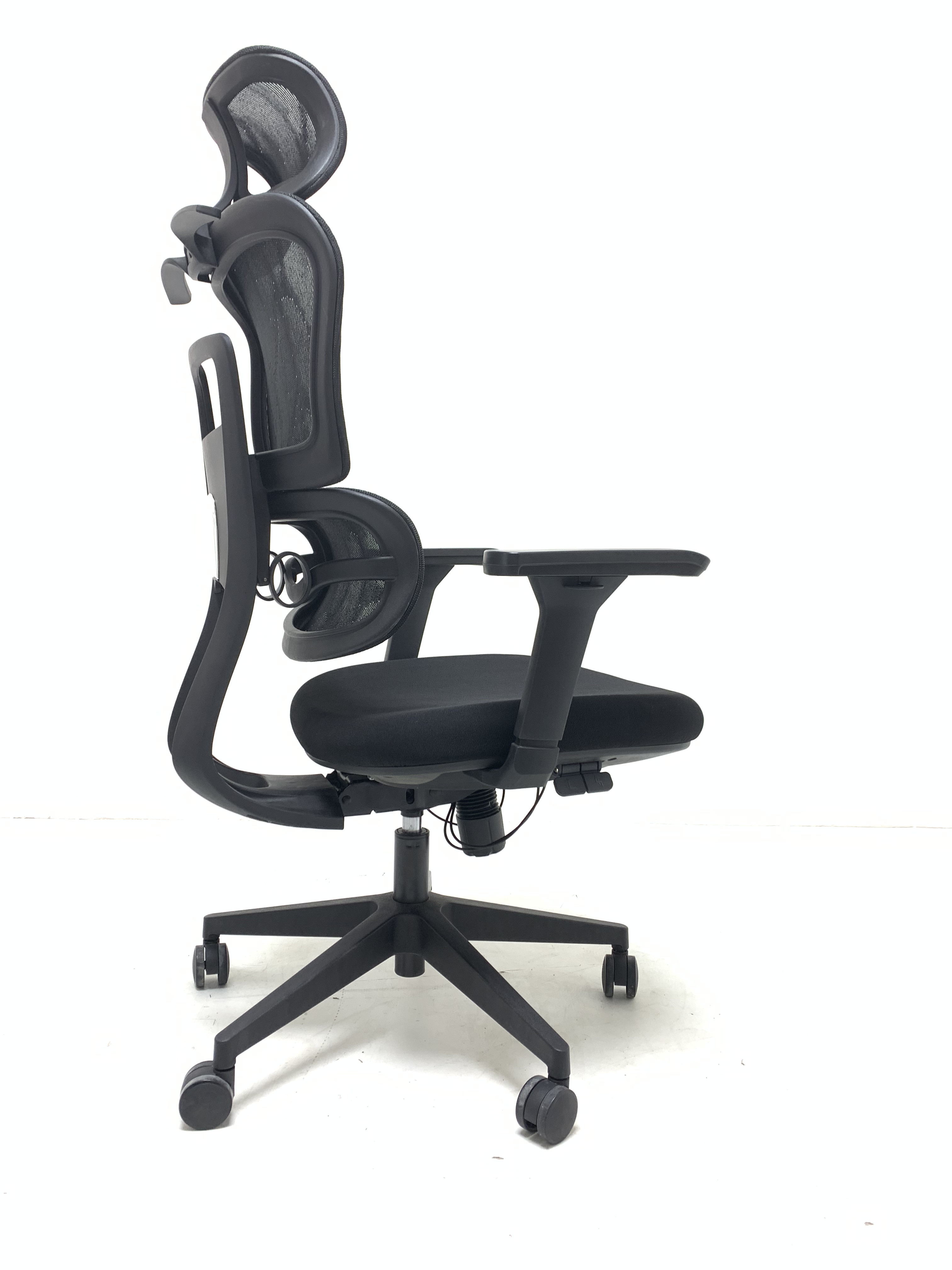 Ergonomic Swiveling High-back Black Chair M181A-1 Nylon Base for Office Meeting Room