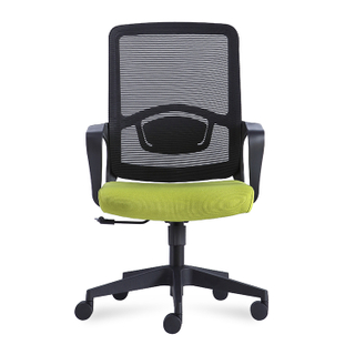 RUNZHI 2025 New Style 555C Green-b Color Mid-back Swiveling Mesh Office Chair