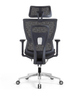 Ergonomic Swiveling High-back Black Chair W180TA-1
