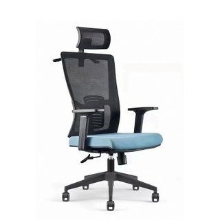 RUNZHI 2025 New Style 763A Blue Color High-back Swiveling Mesh Office Chair