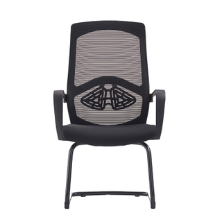 RUNZHI 775D Black Color Mid-back Swiveling Mesh Office Chair