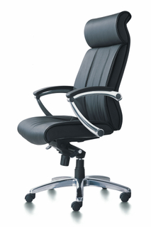RUNZHI 2278A Black Leather Chair & PU 