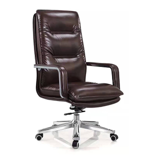 RUNZHI 2275C Leather Chair & PU Black