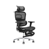 Ergonomic Swiveling High-back Black Chair LW181TA-1 Footrest ALfor Office Meeting Room