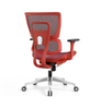 Ergonomic Swiveling Mid-back Red Chair W180TC-3