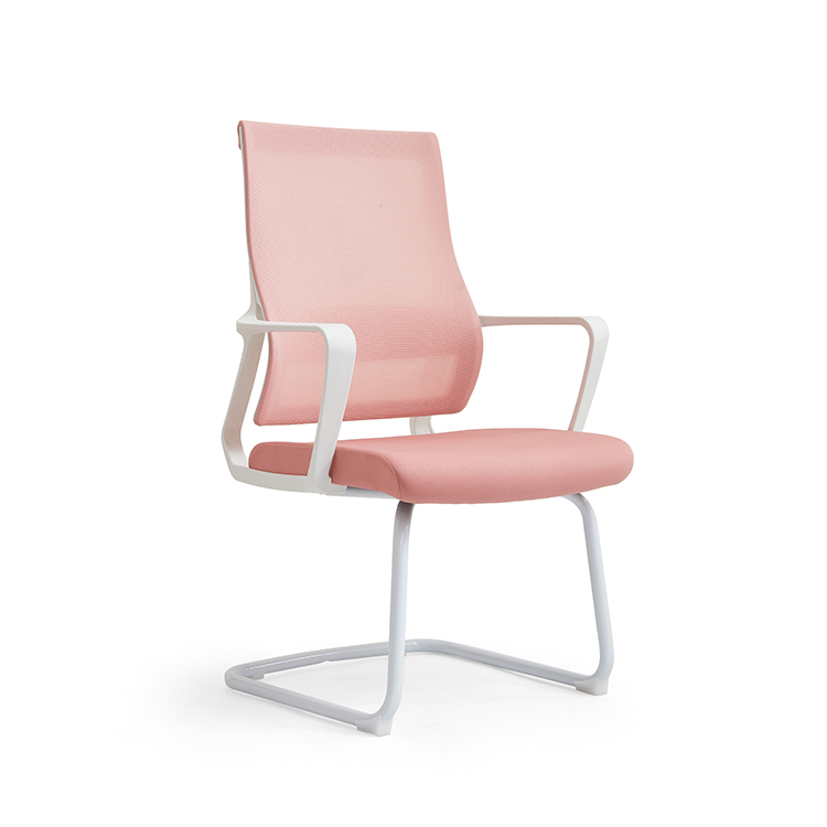 RUNZHI 2025 New Style106D Pink Color Mesh Chair