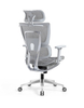 Ergonomic Swiveling High-back Grey Chair LW180TA-2