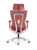 Ergonomic Swiveling High-back Red Chair LW180TA-3
