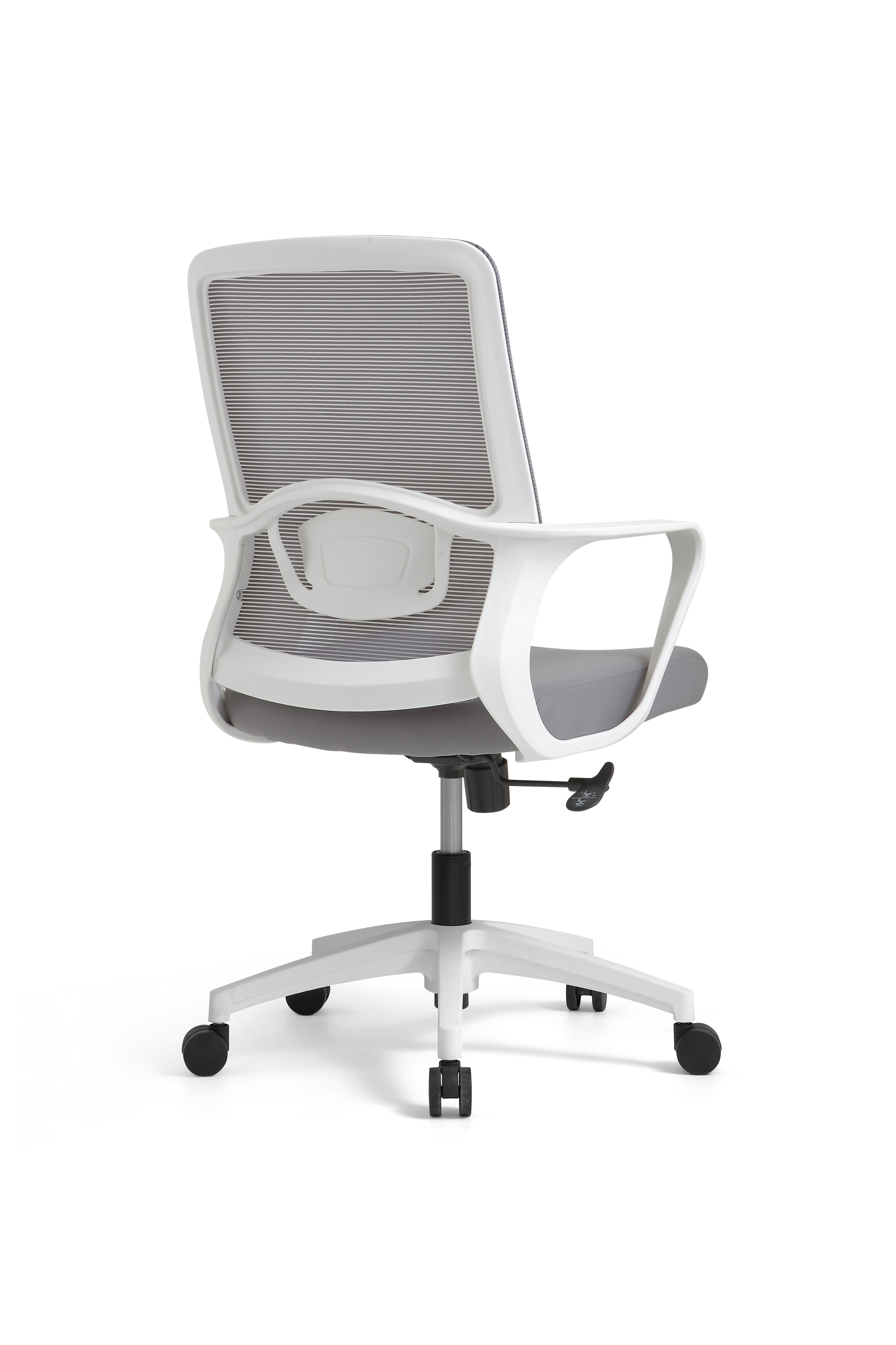 RUNZHI 2025 New Style 555C Grey Color Mid-back Swiveling Mesh Office Chair