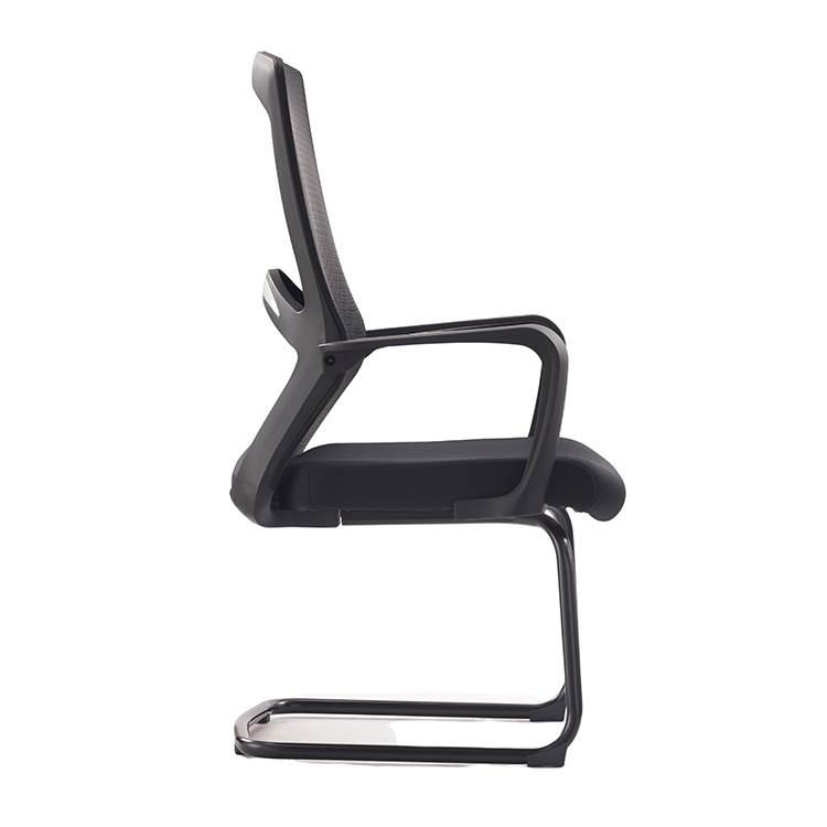 RUNZHI 775D Black Color Mid-back Swiveling Mesh Office Chair