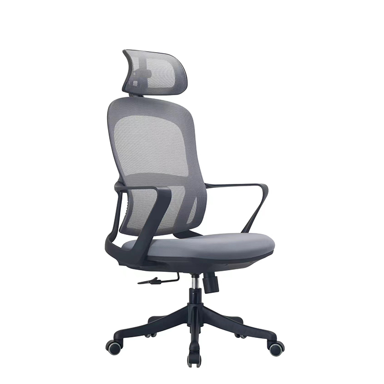 RUNZHI 2025 New Style Grey 138A High-back Swiveling Mesh Office Chair