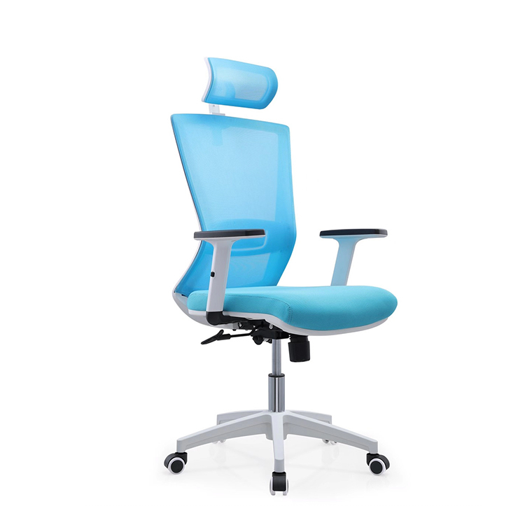 RUNZHI Blue Color Mesh Staff Chair 2230A
