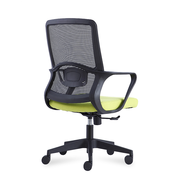 RUNZHI 2025 New Style 555C Green-b Color Mid-back Swiveling Mesh Office Chair