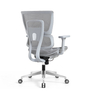 Ergonomic Swiveling Mid-back Grey Chair W180TC-2