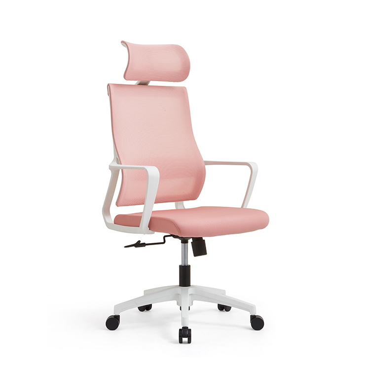 RUNZHI 2025 New Style106A Pink Color Mesh Chair