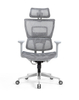Ergonomic Swiveling High-back Grey Chair W180TA-1