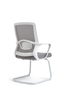 RUNZHI 2025 New Style 555D Grey Color Mid-back Swiveling Mesh Office Chair