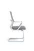 RUNZHI 2025 New Style 555D Grey Color Mid-back Swiveling Mesh Office Chair