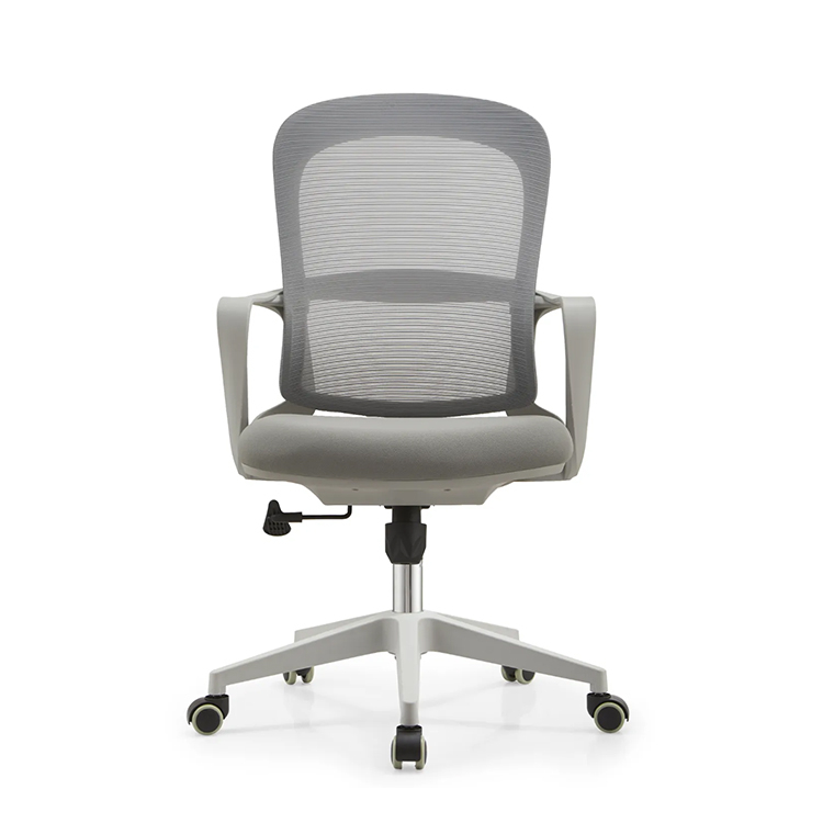 RUNZHI 2025 New Style Dark Grey 138C High-back Swiveling Mesh Office Chair