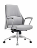 RUNZHI Fashionable Style 2323C Leather Chair & PU Luxury Grey