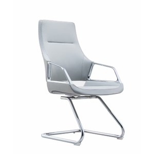 RUNZHI 2296D White Leather Chair & PU 