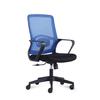 RUNZHI 2025 New Style 555C Blue Color Mid-back Swiveling Mesh Office Chair
