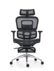 Ergonomic Swiveling High-back Black Chair M181A-1 Mesh AL Base for Office Meeting Room