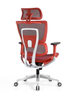Ergonomic Swiveling High-back Red Chair LW180TA-3