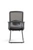 RUNZHI 2025 New Style 555D Black Color Mid-back Swiveling Mesh Office Chair