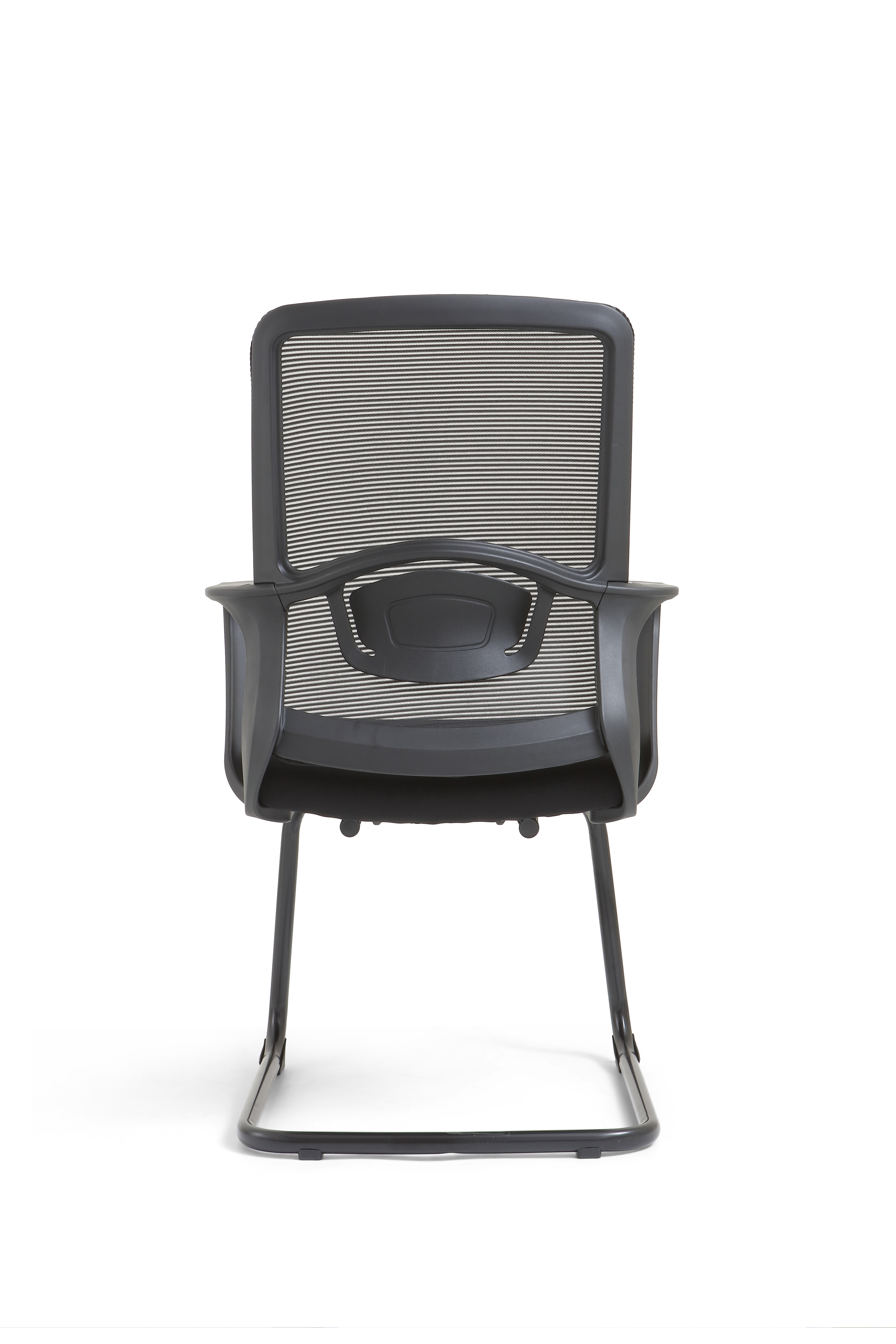 RUNZHI 2025 New Style 555D Black Color Mid-back Swiveling Mesh Office Chair