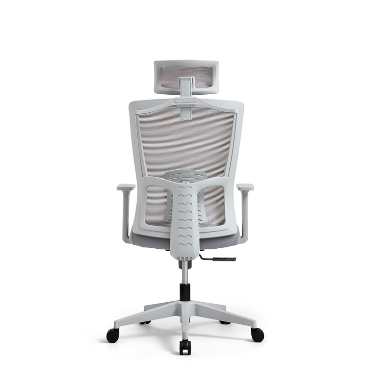 RUNZHI 2025 New Style 763A Grey Color Mid-back Swiveling Mesh Office Chair