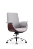 RUNZHI 2321C Leather Chair & PU Beige